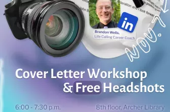 2 in 1: Cover Letter Workshop + Free Headshots