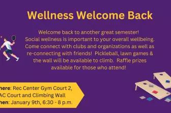 Wellness Welcome Back