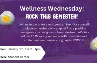 Wellness Wednesday: Rock this Semester!