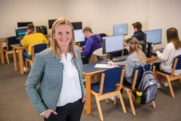 Kristy Tipton is in charge of the new testing center at Ashland University