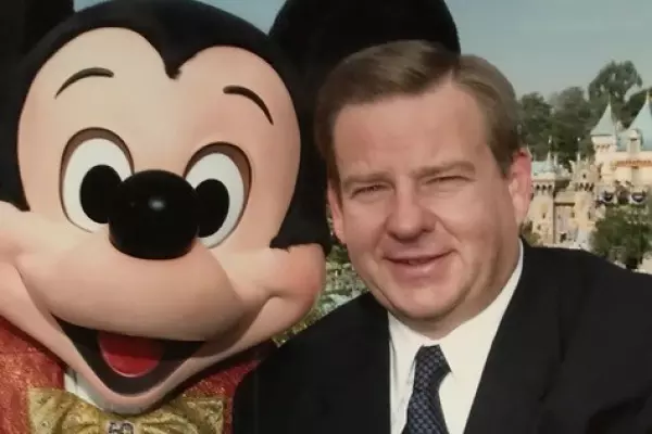 Bryan Wittman with Mickey Mouse