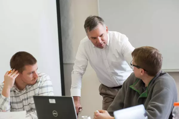 MBA students in classroom