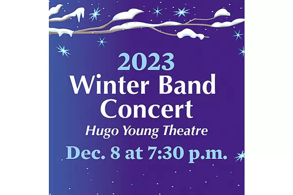 graphic of winter band concert