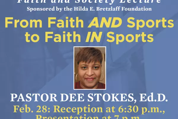 Faith and Society Lecture by Pastor Dee Stokes