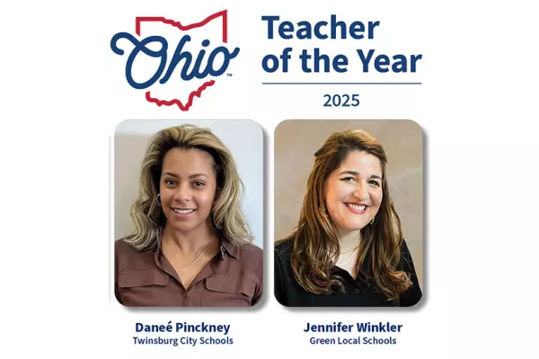 graphic of 2025 Teacher of the Year finalists