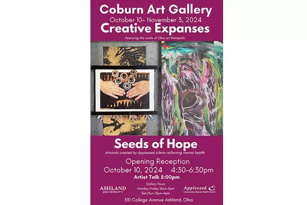 graphic for Seeds of Hope/Creative Expanses exhibition