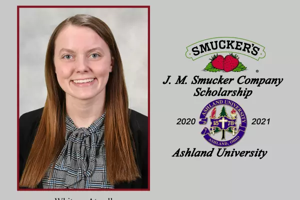 Whitney Atwell named J.M. Smucker Co. Scholarship award winner