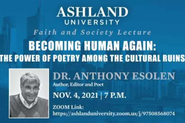 Dr. Anthony Esolen speaks at Faith and Society Lecture