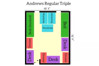 Andrews Regular Triple Floor Plan