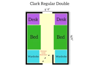 Clark Regular Double Floor Plan