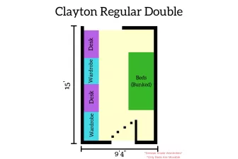 Clayton Regular Double Floor Plan