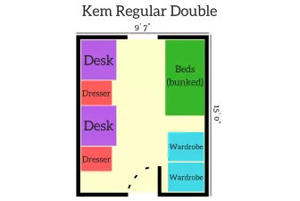 Kem Regular Double Floor Plan