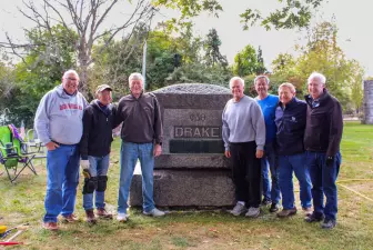 Jim Goode ( Ohio Wesleyan), Ron Whitehill (’70 Ashland University), John Heiser (BGSU and ’66 Ashland University), Dave Gray (’70 Ashland University), Justin Marotta (’72 Ashland University), Tony Magistro (’70 Ashland University), Eric Behnke (Oklahoma State).