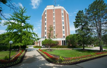 Outside view of Archer Library