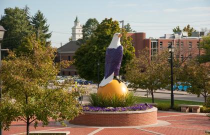 Eagle statue 