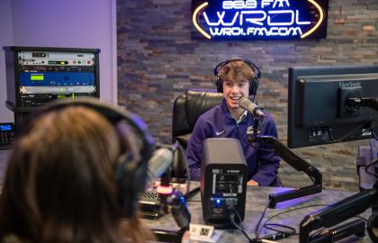 students in WRDL studio