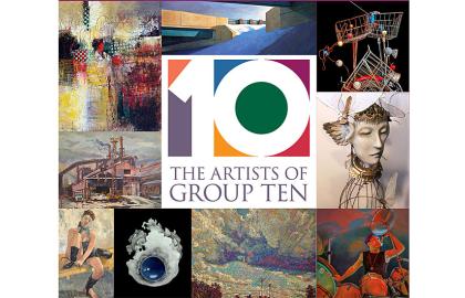 Artists of Group 10 promo for exhibition