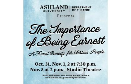 promo graphic for The Importance of Being Earnest