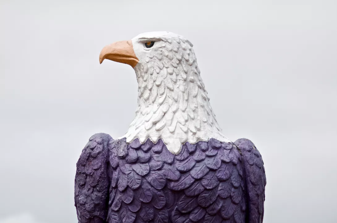 Eagle statue 