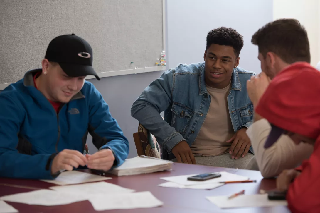 Students in Communication Studies class