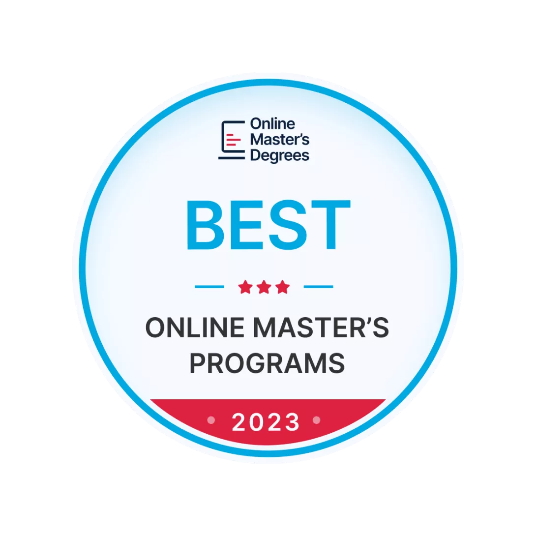 Online Master's Degrees badge