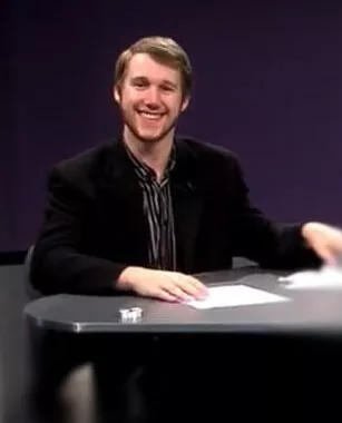 Waylon O'Donnell at the Ashland University TV station