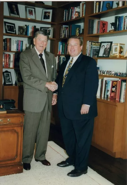 Wittman with Ronald Reagan