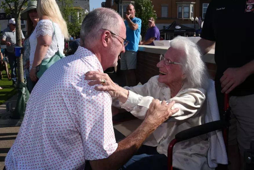 ACCF President/CEO James Cutright with Lucille Ford